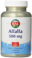 KAL Alfalfa 8 Grain Tablets, 500 mg, 250 Count