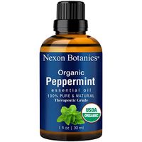 Organic Peppermint Essential Oil 30 ml - USDA Certified Pure Natural Essential Oils Peppermint Oil - Menthol from Mentha Piperita - Cooling Smell with Fresh Mint Oil from Nexon Botanics