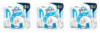 Glade PlugIns Scented Oil Air Freshener Refill, Clean Linen, 3 Refills, 2.01 fl oz, Pack 3