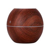 Makalon 2020 New US LED Ultrasonic Aroma Humidifier Essential Oil Diffuser Aromatherapy Purifier (Brown)