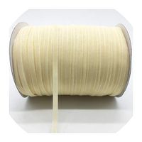 5Yards/lot 1/4" 6mm Soft Comfortable Velvet Ribbon Headband Clips Bow Wedding Christmas Decoration,Cream
