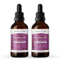 Secrets Of The Tribe - Falcon Eye, Healthy Vision Support, Herbal Supplement Blend Drops Alcohol-Free Liquid Extract (2x4 fl oz)