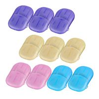 JunLai888 Disposable Hand Washing Tablet - Travel Carry Toilet Soap Paper 200 Sheet 10 Set - Convenient, Portable and Easy to Use (Blue)