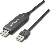 dynex dx-c114191 windows 7 usb transfer cable for pc/mac