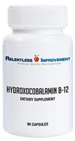 Relentless Improvement Hydroxocobalamin Vitamin B12 2mg Highly Bioavailable Low Excipient Formulation 90 Capsules
