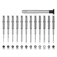 Rhodesy Professional Portable Screwdrivers Repair Tool Set for DJI Mavic Pro, DJI Spark, Phantom 3/4 Series Drone and Other RC Drone Helicopter Quadcopter (13 in 1)