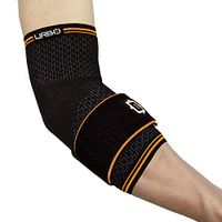 Urbo Elbow Compression Brace (FDA & CE Approved) with Ergonomic Support for Computer Use Problems Like Tennis Elbow, Golfer’s Elbow, Mouse Elbow, Tendinitis & Repetitive Strain Injuries (Extra Large)