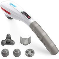 RENPHO Cordless Handheld Back Massager, Rechargeable Electric Deep Tissue Percussion Muscle Massager for Neck Shoulder Leg Foot, Portable Vibrating Massager for Full Body Home Office