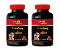 Detox Pills Cleanse - Cranberry Concentrate 12600mg - Cranberry Capsules for Men - 2 Bottles