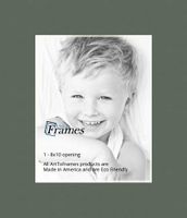 10x12 Olive / Forest Green Custom Mat for Picture Frame with 6x8 opening size (Mat Only, Frame NOT Included)