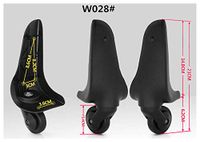 Ownstyle One Pair Spinner Wheels Replacement Luggage Wheels Universal Wheel Supply Repair Suitcase Universal Wheels (W028)