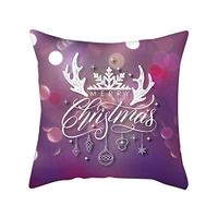 Indexshop Rose Gold Pink Cushion Cover Square Pillowcase Christmas 18x18 Pillow Covers Xmas Cushion Cover Pillow Case Sofa Waist Throw Pillow Cushion Cover (M)