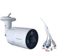 Microseven UltraHD 5MP 2560x1920 PoE 2 Two-Way Audio,Alexa,Wide Angle,SD Slot,Outdoor Night Vision Bullet Security Waterproof IP Camera, H.265 Human Motion Detection,FTP,Cloud,Web GUI, Apps+ VMS,ONVIF