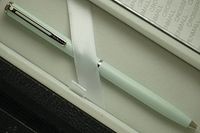 Cross Sheaffer Made in The USA Sky Frosty Blue Agio with Nickel Appointments Ballpoint Pen and Sheaffer Journal .Corporate Gift