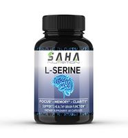 L Serine Brain Supplement (60 Capsules) Extra Strength Natural Nootropic for Focus, Energy, Memory, Clarity, Mental Performance | Supports Cognitive Function | Men, Women