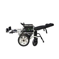 Electric Wheelchairs for Adults Self Propelled Wheelchair-Electric Wheelchair, Foldable, Steel Wheelchair, Durable, can be Used for The Elderly, Disabled, Middle-Aged (Size : 12A Lead Acid Battery)