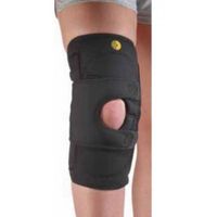 Corflex CoolTex J-Pull Patella Stabilizer w/Lo Pro Hinge-S-Right - Black