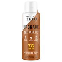 Project Keto Emulsified MCT Oil | Non-Dairy Keto Creamer - Natural Cinnamon Roll (16 oz); Made from 100% Non-GMO Coconut Oil; Vegan, Paleo, Gluten-Free; Perfect for Keto Coffee, Shakes, and Foods