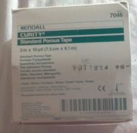 Kendall Curity Standard Porous Tape 3" X 10 Yds. - Model 7046 - Box of 4