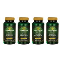 Swanson Ultra Probiotic for Women 25 Billion Cfu 60 Veg Caps 4 Pack