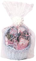 Amscan Cello Basket Bag ,, 12 Ct., Clear
