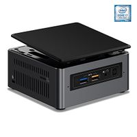 Intel NUC NUC7I7BNH Tall Mini Desktop - 7th Gen Intel Core i7-7567U Dual-Core Processor up to 4.00 GHz, 32GB Memory, 128GB SSD + 1TB Hard Drive, Intel Iris Plus Graphics 650, Windows 10 Pro