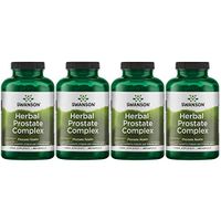 Swanson Herbal Prostate Complex Urinary Tract Support Men's Health Supplement 200 Capsules (Caps) (4 Pack)