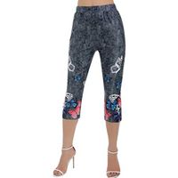Leggings High Waist Elastic Pants-Plus Size Tight Slim Fit Pants Sport Shorts