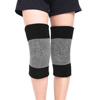 Winter Soft Thermal Knee Braces Leg Warmers Cozy Warm Skiing Cycling Camping Runing Arthritis Tendonitis Knee Pads Leg Sleeves Support Protector for Men Women