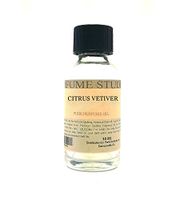 Pure Perfume Oil for Perfume Making, Personal Body Oil, Soap, Candle Making & Incense; Splash-On Clear Glass Bottle. Premium Quality Undiluted & Alcohol Free (1oz, Citrus Vetiver)