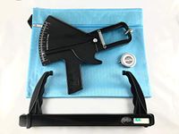 AnthroFlex Pro Anthropometry Kit with Slim Guide Skinfold Caliper, Lufkin W606PM Anthropometric Tape Measure, AvaNutri Small Bone Anthropometer, Manual for Measuring Body Fat Percentage (Black)