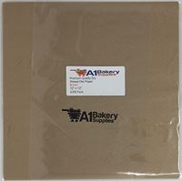 Dry Waxed Deli Paper Sheets - Paper Liners for Plasic Food Basket (12" x 12", Brown, 1000)
