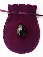 Yoni Egg, Undrilled, Very Easy to Clean, Made of Obsidian Gemstone (Kegel Jade Egg), Small Size, for Experienced Advanced and Intermediate Users