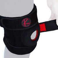 Adjustable Knee Brace Support - Plus Size Knee Brace for ACL, MCL, LCL, Sports, Meniscus Tear. Open Patella Knee Brace for Arthritis Pain and Support for Women, Men, Youth (4XL / 5XL / 6XL Black)