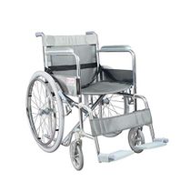 YIYIXIN Self Propelled Wheelchair,Lightweight and Foldable Frame, Attendant-Propelled Wheelchair, Portable Transit Travel Chair, Removable Footrests, Standard, Silver