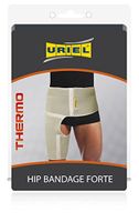 Groin Support Hip Bandage Forte – Ideally for Hip, Thigh, Hamstring, Quadriceps, Sacroiliac Joint – Xtra Large – by Uriel