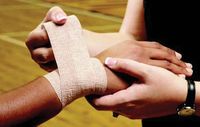 12 ct Hartmann-Conco 4" X 5 Yards Tan Co-Lastic Lf Latex-Free Self-Adherent Wrap