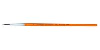 Charles Leonard Sabeline Water Color Paint Brushes with Round Handle, # 5, 0.625 Inch, Pointed Sable Blend Bristles, 12-Pack (73705)