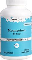 Vitacost Magnesium - 500 mg - 180 Capsules