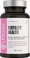 LES Labs Fertility Health, Fertility Supplement for Reproductive Health & Ovulation, Hormonal Balance & Cycle Regulation with Myo-Inositol, Chasteberry, DIM, Safe for PCOS, 60 Capsules