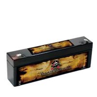 12V 2.3AH 28W Sealed Lead Acid (SLA) Battery - T1 Terminals by Pirate Battery