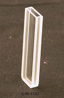 UNICO S-90-332G Spectrophotometer Cuvette, 2 mm Path Length, 335 to 2500 Nm Wavelength Range, 45 mm Height, 0.70 Ml Capacity, Glass, Rectangular Shape