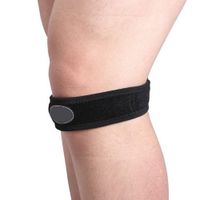 Wotefusi Sports Knee Strape Brace Petallar Pressure Band Basketball Climbing with Shim