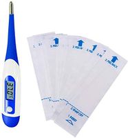 PSSS 300 Pack Digital Thermometer Covers, Disposable Thermometers Probe Cover Sleeves Protector for Oral Armpit Rectal Thermometers