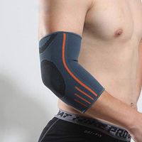 LIOOBO 1PC Elbow Sleeve Breathable Sports Elbow Brace Wristbands Elbow Pad for Workout Basketball Riding Yoga