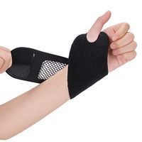Hot Heated Hand Wrist Wrap, Magnetic Warmer Therapy Adjustable Compression Heating Support Sleep Sleeve Pain Relief Protection Brace Wristband Belt for Sprain, Swelling, Tendinitis, Arthritis