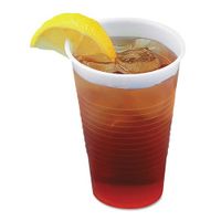 "Translucent Plastic Hot/Cold Cups, 3 oz, 2500/CT"