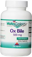 Nutricology Ox Bile, 500 mg, 100 Vegetarian Capsules