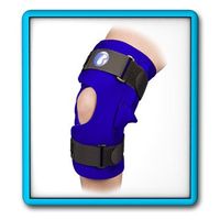 BungaBrace Pro Knee Support-Size M Color: Royal Blue