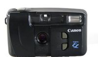 Canon Snappy EL 35mm Point and Shot Film Camera with built in Flash and Quartz Date. Black